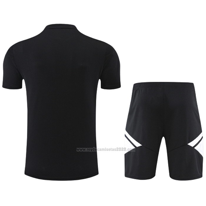 Chandal del Juventus Manga Corta 2022-2023 Negro - Pantalon Corto